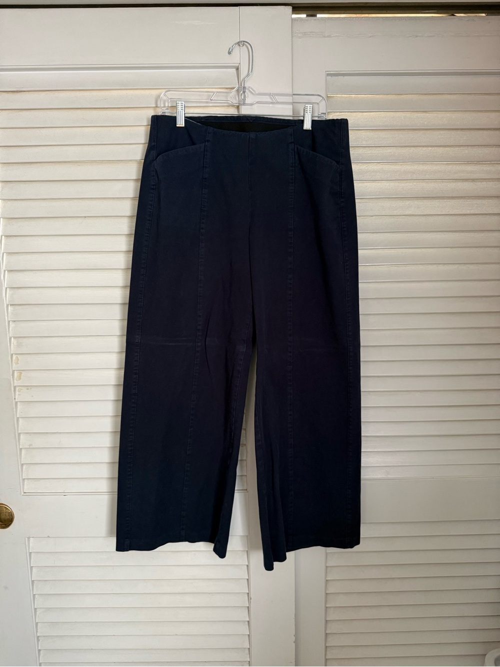Old Navy Wide Leg Navy Pixie Pants L